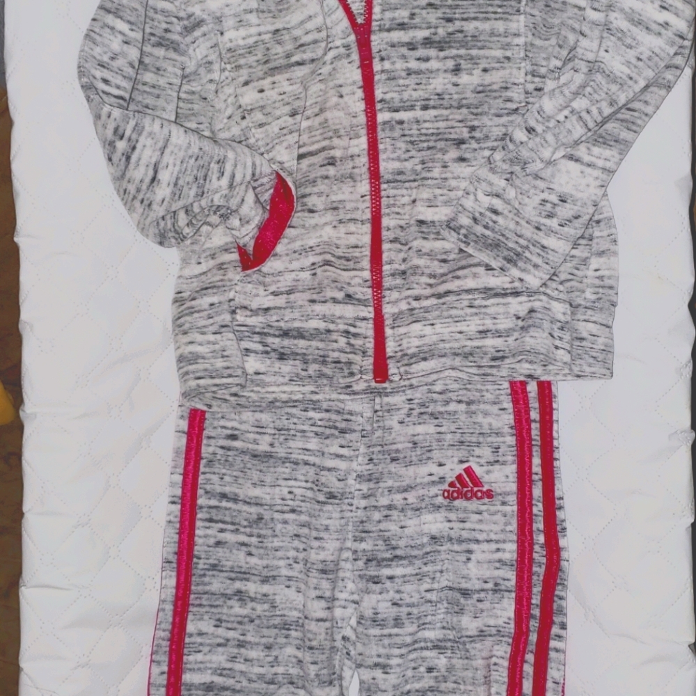 Girls Fleece 2pc. Adidas 3T